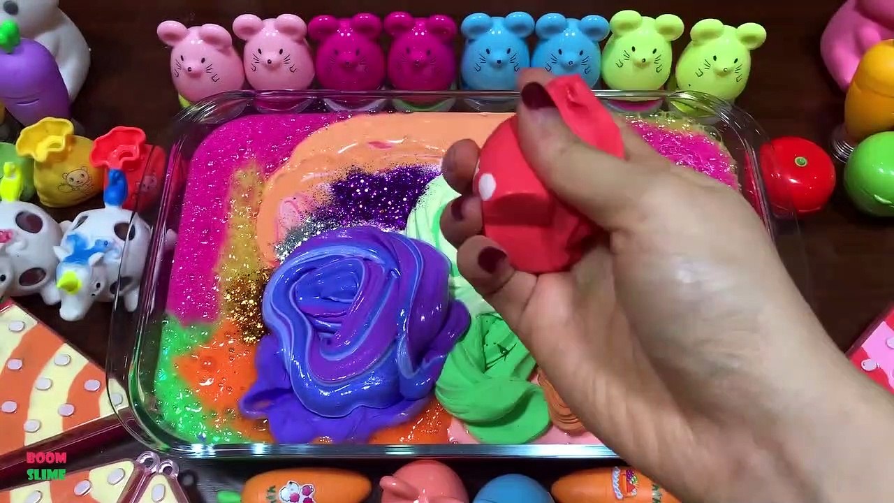 Festival of Colors !! Mixing Random Things Into Homemade Slime !! Satisfying Slime Smoothie #750