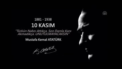 Denizli'de öğrenciler Atatürk'ü koreografi ile andı