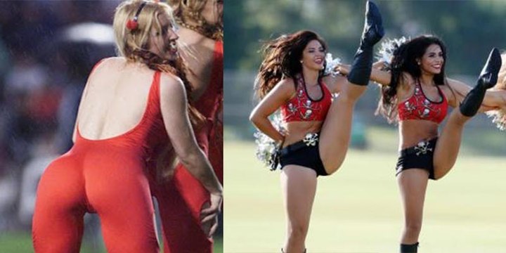 Vídeo viral: Un padre repite la coreografía de las animadoras desde la grada para apoyar a su hija y triunfa en la Red