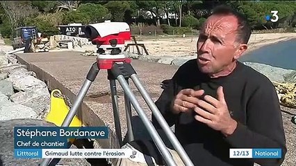 Var : Grimaud tente de sauver sa plage avec une digue sous-marine