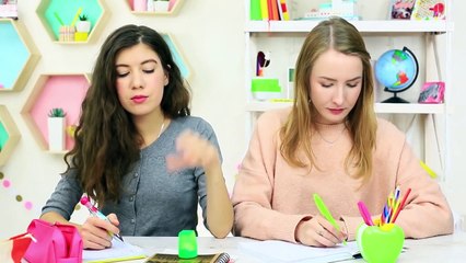12 TRUCOS RAROS DE MAQUILLAR EL MAQUILLAJE EN CLASE / BROMAS PARA EL REGRESO A CLASES