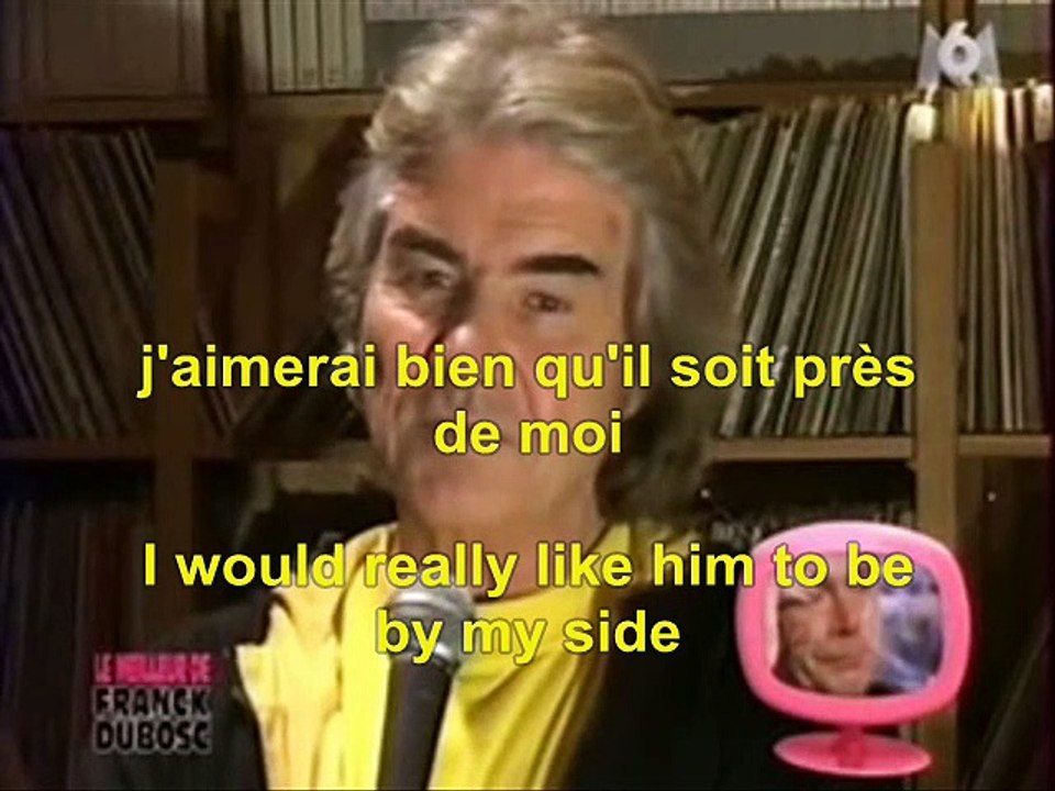 DUBOSC moment  d' émotion