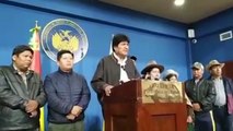 Morales convoca nuevas elecciones en Bolivia