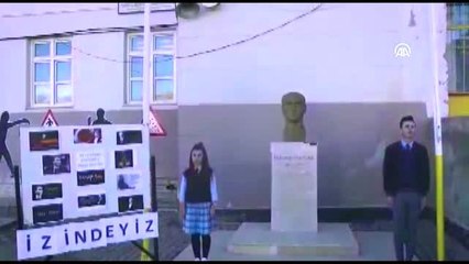 Siirtli öğrencilerden "10 Kasım" koreografisi
