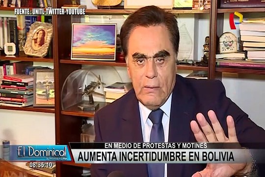 Gonzáles Posada sobre situación de Bolivia: Evo Morales hizo un fraude grosero