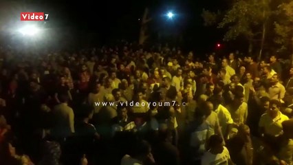 تشيع جنازة 4 أشخاص سقطوا فى بالوعة صرف صحى بالمنوفية