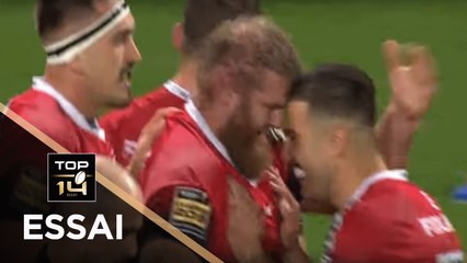 TOP 14 - Essai Gillian GALAN (ST) - Toulouse - Clermont - J9 - Saison 2019/2020