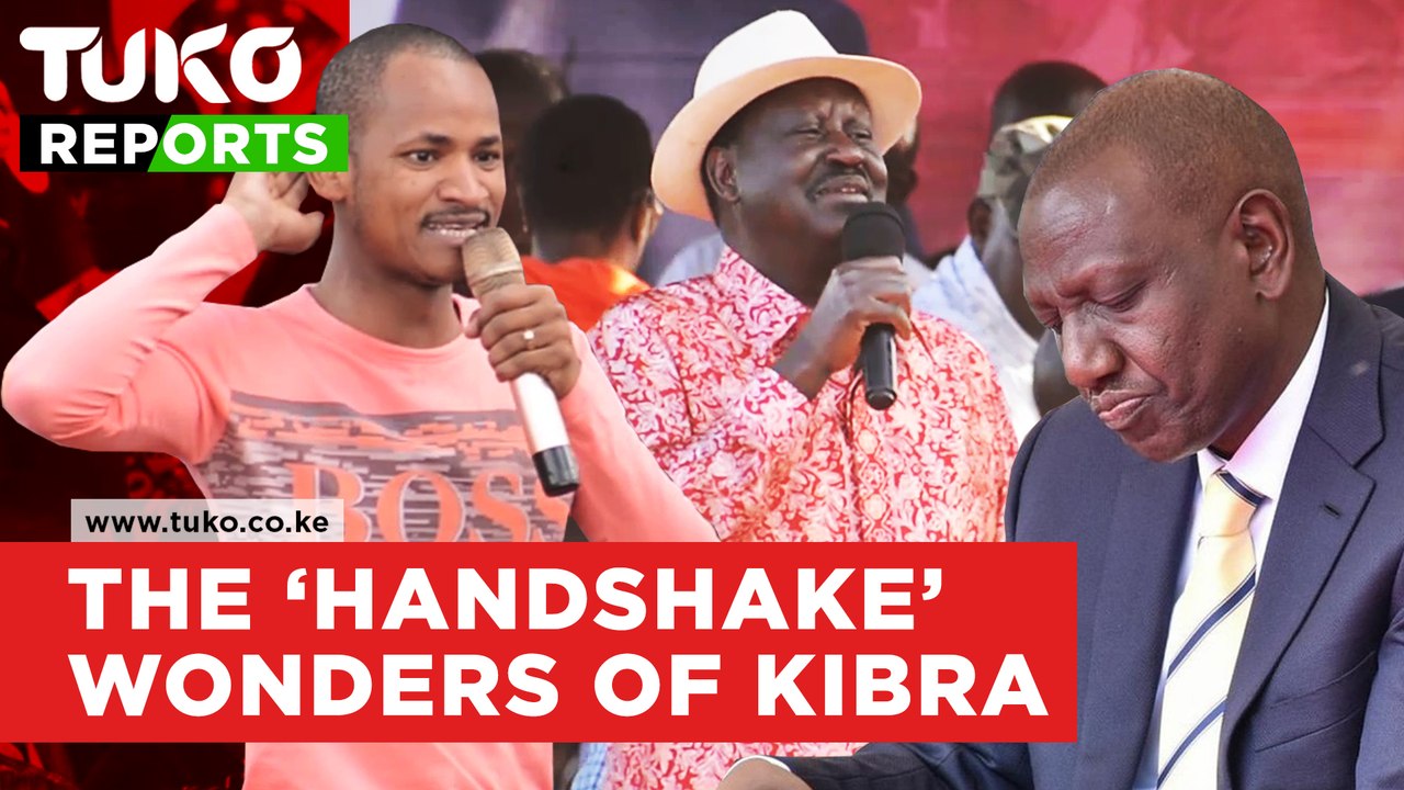 The wonders of the 'Handshake' that brought kibra to a standstill