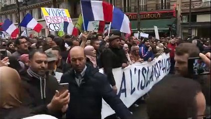 Paris march against Islamophobia divides the left and draws government criticism
