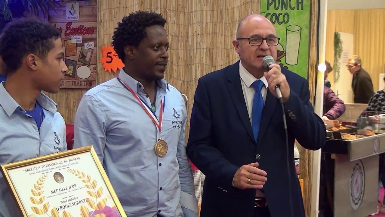 Medaille d'or Afrodiz Sorbets 2019 Dijon