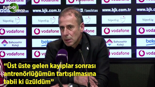 Abdullah Avcı: Üst üste gelen kayıplar sonrası antrenörlüğümün tartışılmasına tabii ki üzüldüm