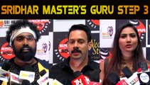 SRIDHAR MASTER'S GURU STEP 3 | GRAND DANCE SHOW | CELEBRITIES BITES | FILMIBEAT TAMIL