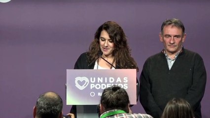 Noelia Vera (Unidas Podemos) valora negativamente la baja participación