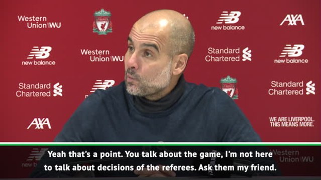 Handball? Don't ask me, ask the referees! - Guardiola