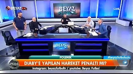 Diaby'nin pozisyonu Beyaz Futbol stüdyosunu karıştırdı