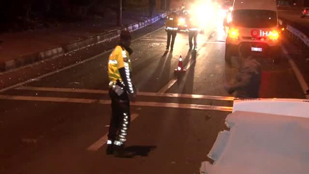 Düğün dönüşü feci kaza: 1 ölü, 1 yaralı