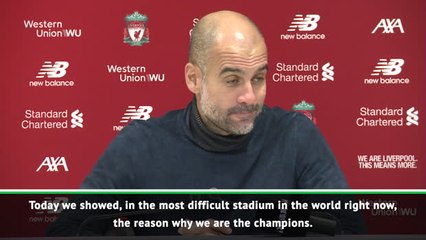 Pep Guardiola Praises Anfield as the Toughest Stadium in the World ⚽