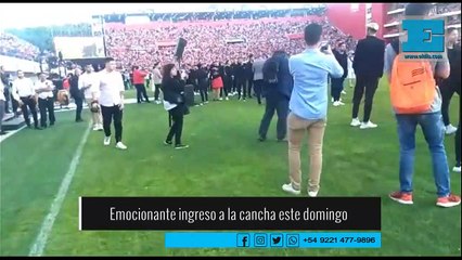 Emocionante ingreso a la cancha de Estudiantes este domingo