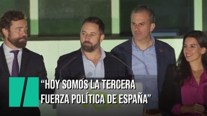 Abascal: "Hoy somos la tercera fuerza política en España"