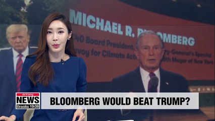 Bloomberg leads Trump by 6 points in 2020 election matchup