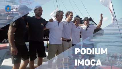 TRANSAT JACQUES VABRE INSIDE - Le podium IMOCA - 10/11/2019