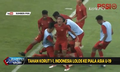 Tahan Korea Utara 1-1, Indonesia Lolos ke Piala Asia U-19