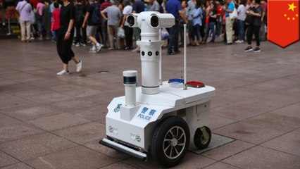 5G技術を使ったロボット警察が上海の街中をパトロール! - トモニュース