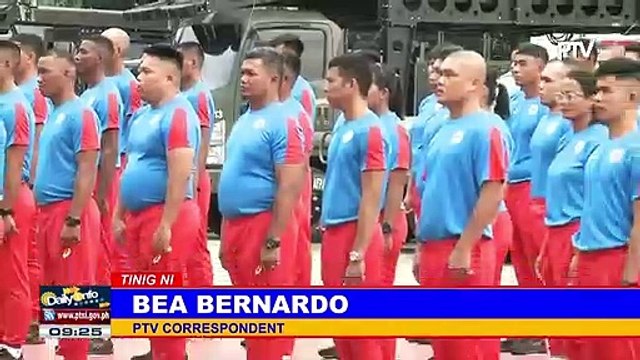 Send-off ceremony ng ilang sundalong kalahok sa 30th SEA Games, isinagawa