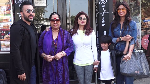 Shilpa Shetty enjoys LUNCH with Raj Kundra and Family | Shilpa Shetty DENIM LOOK | Boldsky