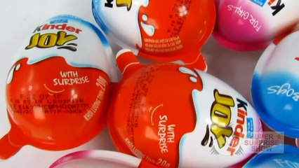 Kinder Joy Boys  And Girls EGGS Surprise TOYS
