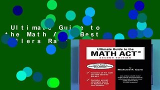 Ultimate Guide to the Math ACT  Best Sellers Rank : #3
