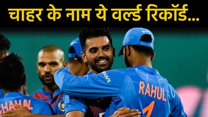 India vs Bangladesh: Deepak Chahar becomes second Indian to take T20I Hat-trick | वनइंडिया हिंदी