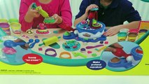 Play Doh Cake and Ice Cream Confections Playset- 40  Accessories-