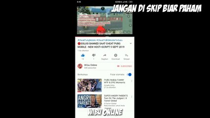 CARA PASANG CHEAT PUBG MOBILE SEASON 9 NO ROOT+SOLUSI CHEAT FORCE CLOSE
