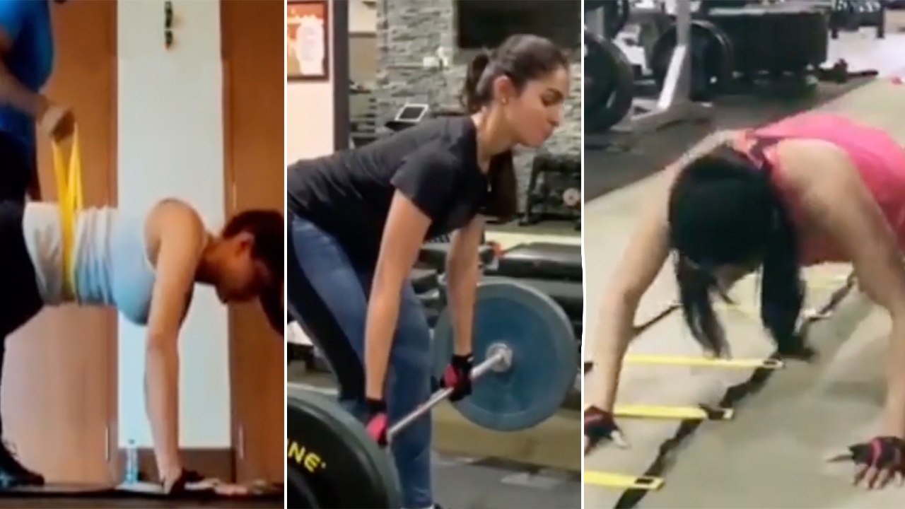 Kollywood Actress Gym Workout:கோலிவுட் நடிகைகளின் உடற்பயிற்சி வீடியோ