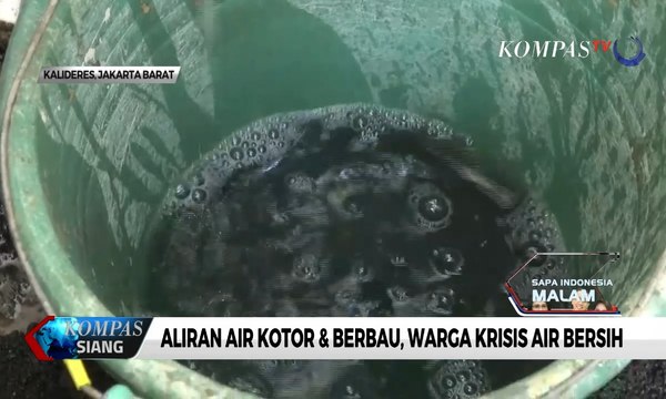 Aliran Air Kotor & Berbau, Warga Jakarta Krisis Air Bersih