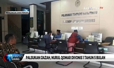 Palsukan Ijazah, Nurul Qomar Divonis 1 Tahun 5 Bulan