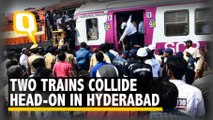 Two Trains Collide at Hyderabad’s Kacheguda Railway Station