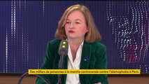 Étoile jaune dans la manifestation contre l'islamophobie : 