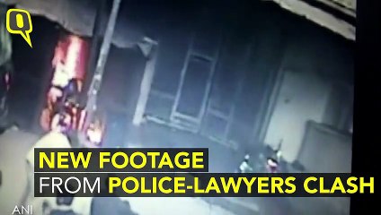Vehicle Set Ablaze: New Video of Tis Hazari Clash Emerges
