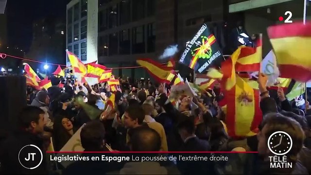Législatives espagnoles : l’extrême-droite fait une percée