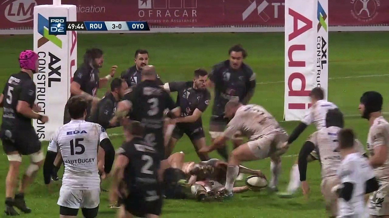 Résumé Rouen / Oyonnax - 10ème journée ProD2