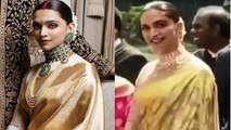 Did Deepika Padukone repeat her reception saree at BFF's wedding?