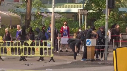 홍콩 시위대, 파업·휴학·철시 등 '3파 투쟁' / YTN