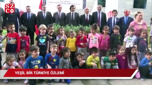 ‘Geleceğe nefes’ için Anadolu Adliyesi’ne fidanlar dikildi