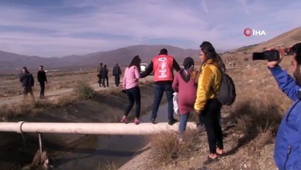 Fidan dikimine engelleri aşarak gittiler