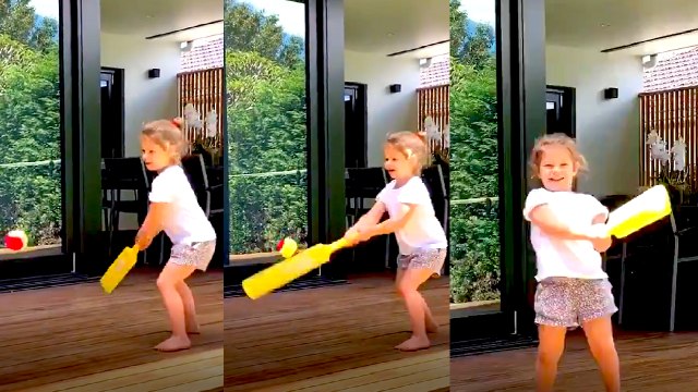 David Warners's daughter wants to become Kohli | விராட் கோலி ரசிகையான வார்னர் மகள்