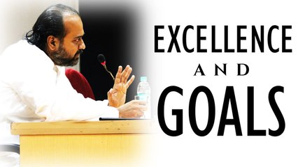 Acharya Prashant, with students: Excellence and Goals