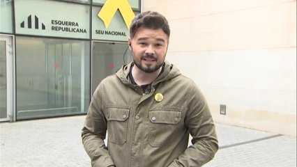 Gabriel Rufián: "Pedro Sánchez pasa a la historia como un negligente, un irresponsable y un ególatra"