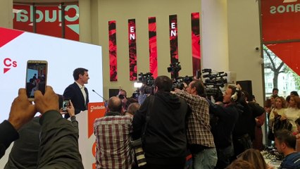 Albert Rivera comparece para anunciar su dimisión